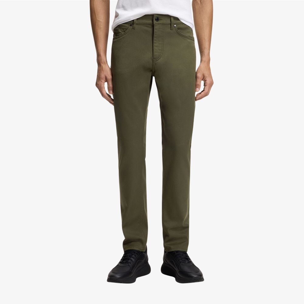 Quần tapered fit Porsche x Boss denim co giãn