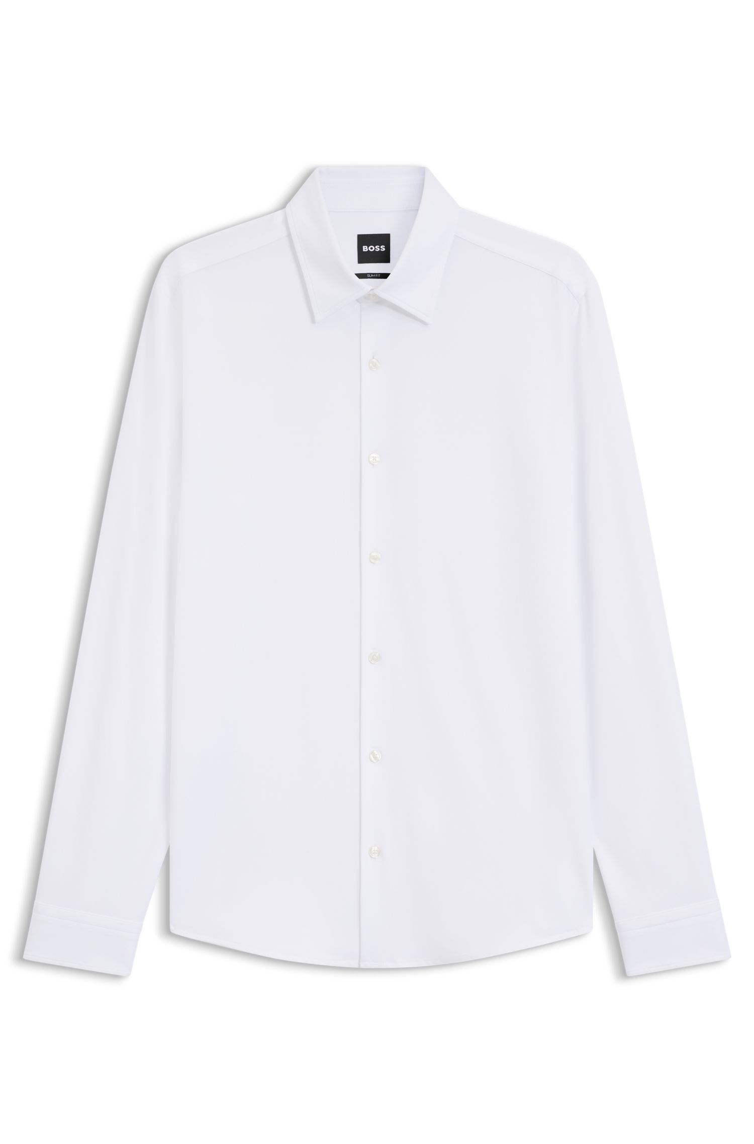 BOSS - Áo sơ mi slim fit, vải co giãn