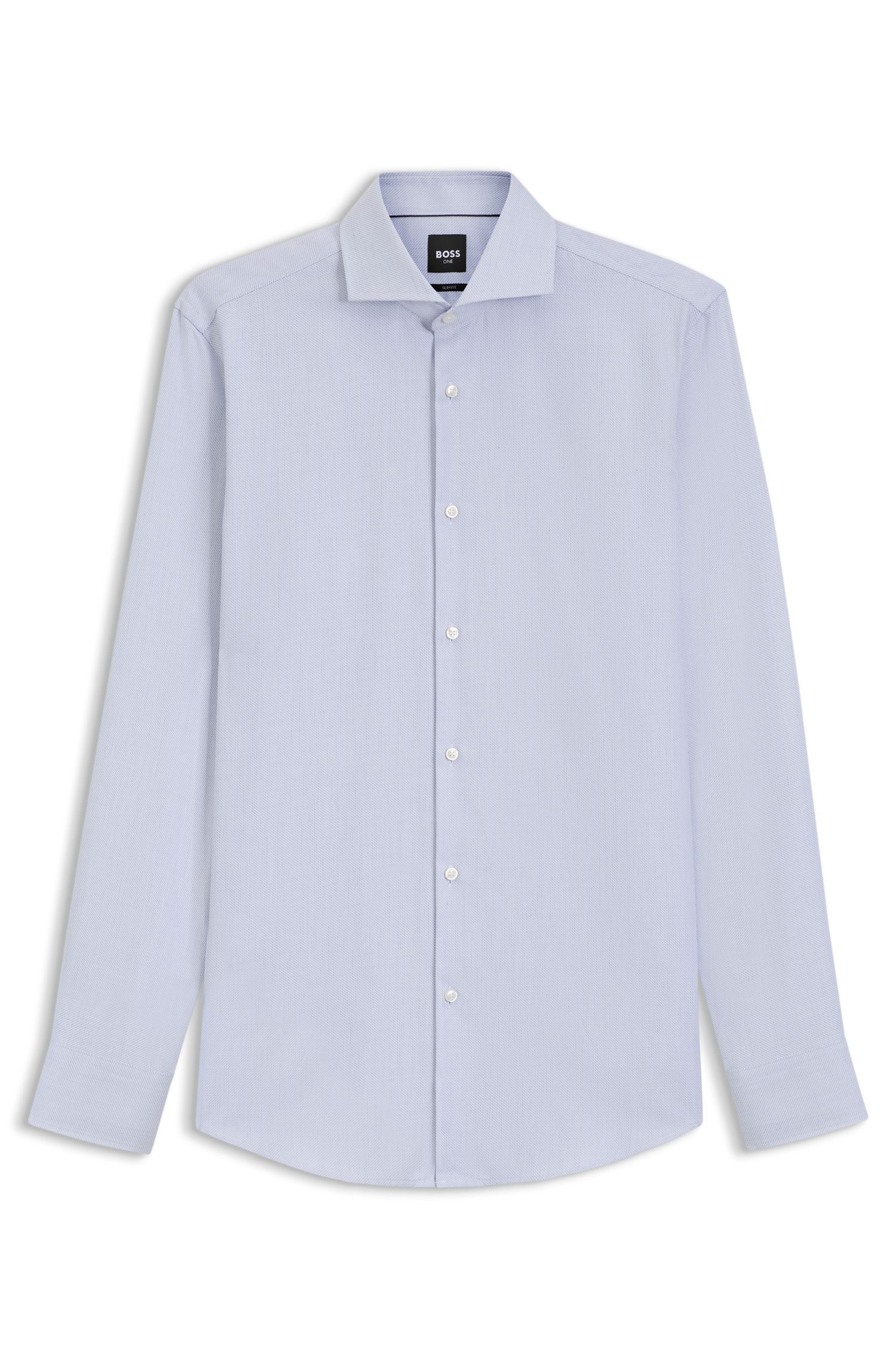 Áo sơ mi cotton chống nhắn dáng slim fit