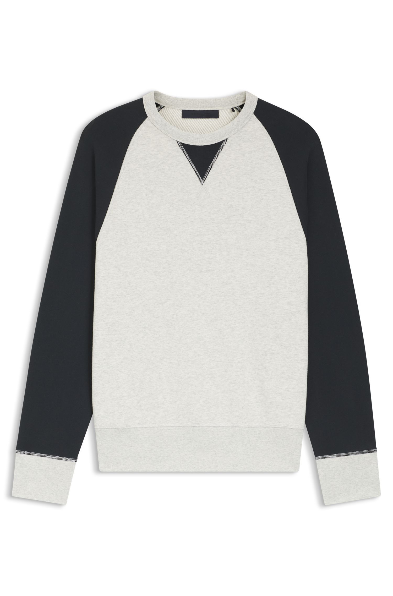BOSS - Áo len cotton BOSS BY BECKHAM phối màu độc đáo