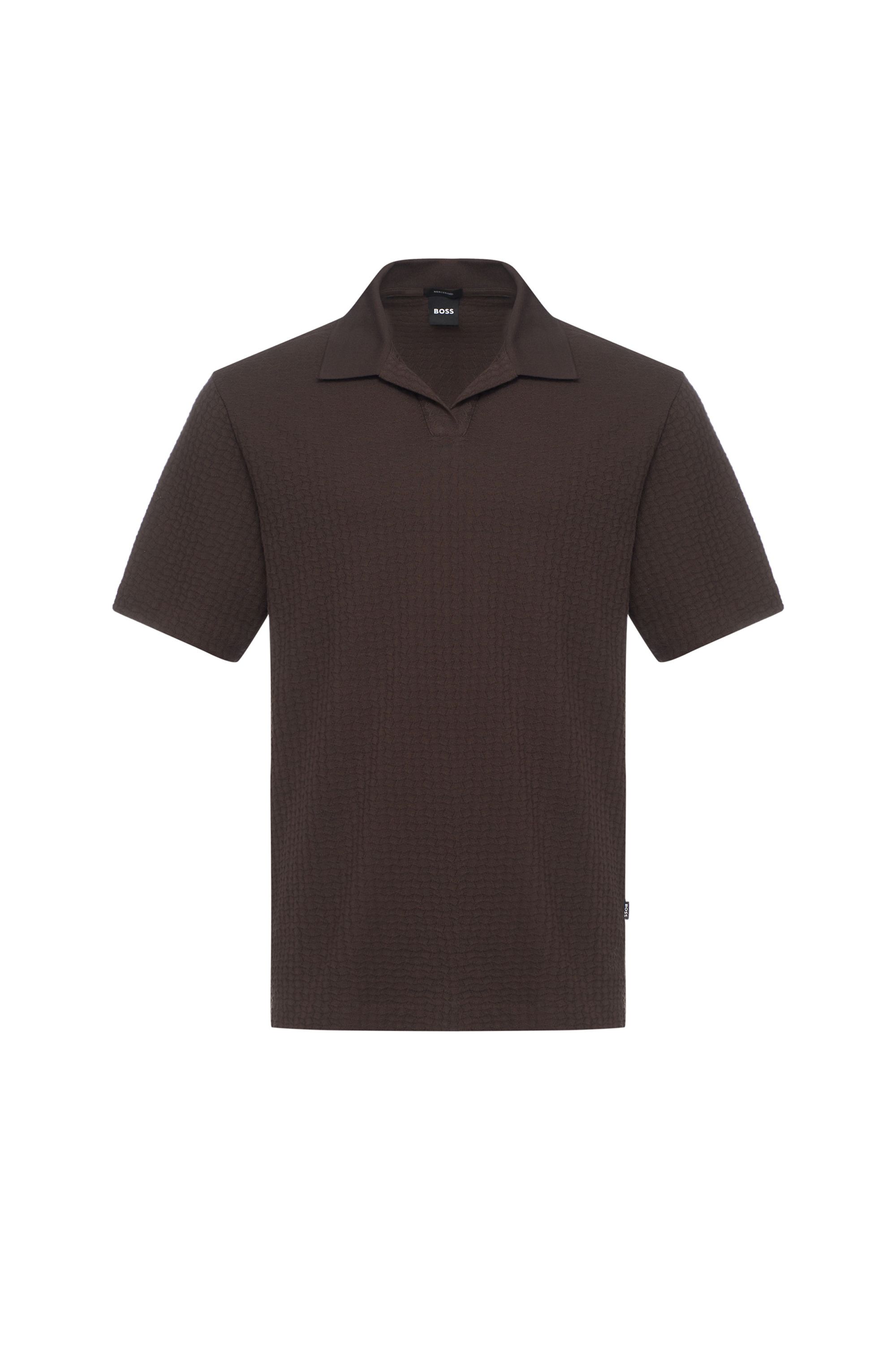 Áo polo hoạ tiết jacquard