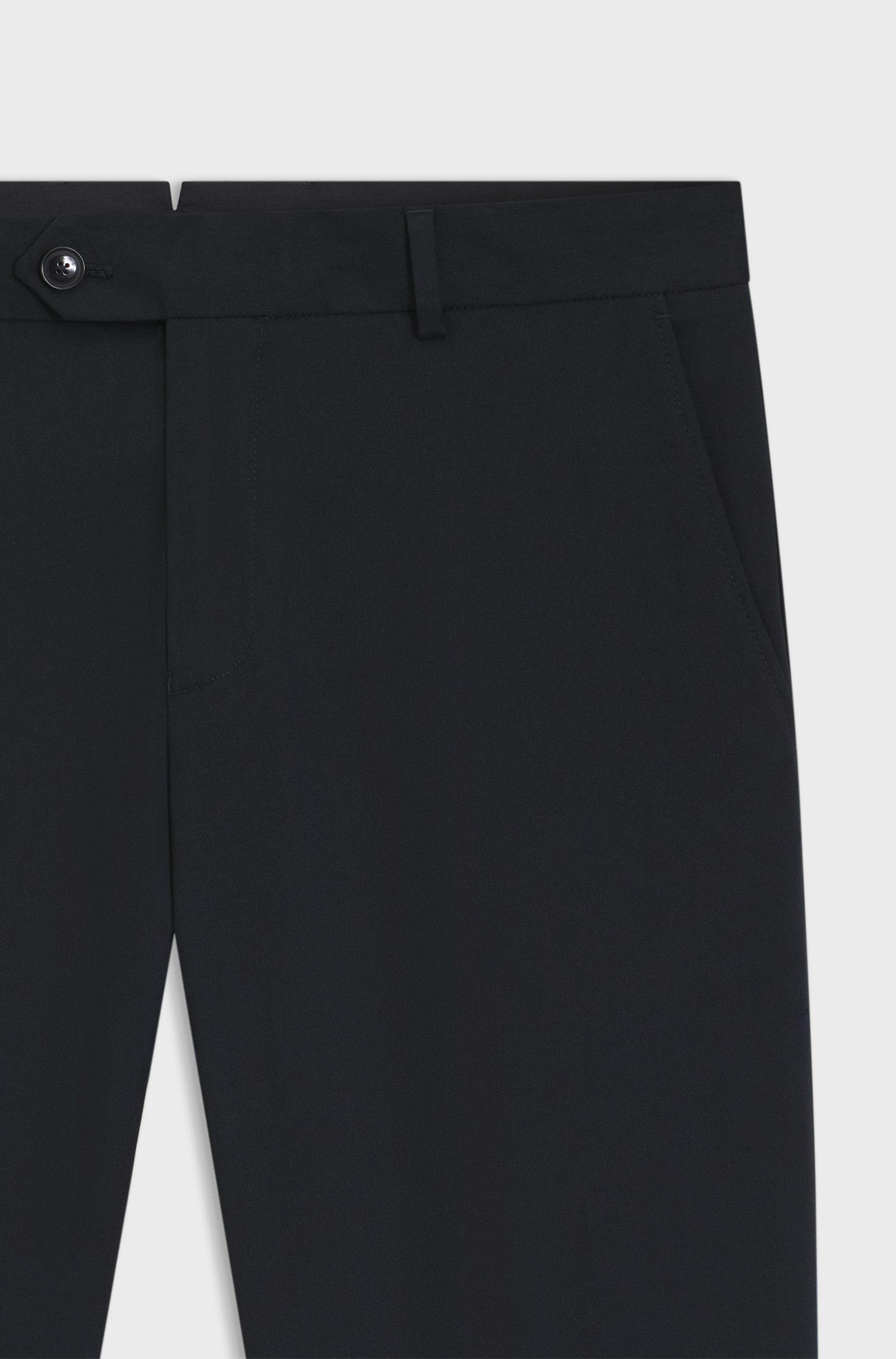 BOSS - Quần dài vải cotton co giãn