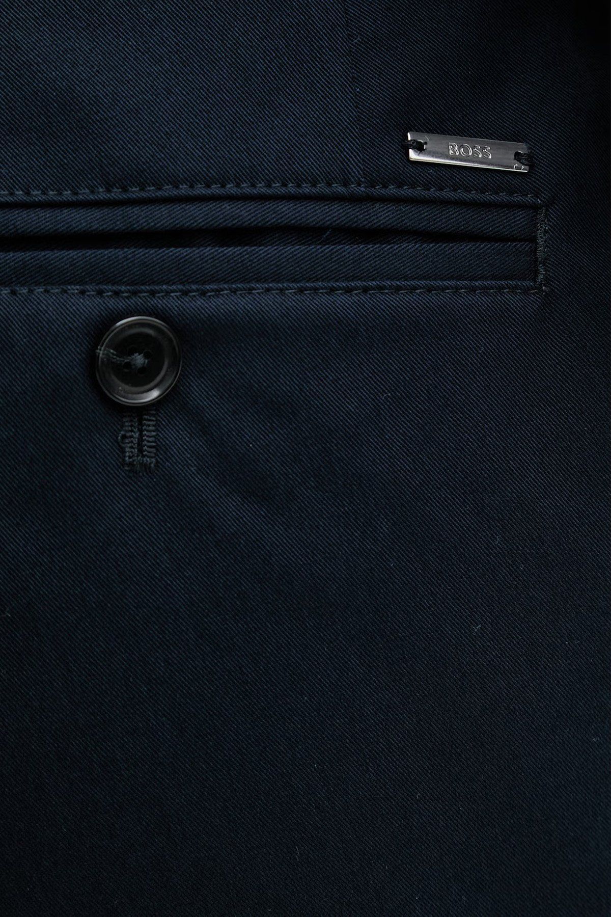 BOSS - Quần dài vải cotton co giãn