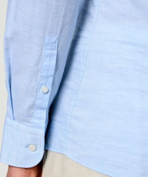 BOSS - Áo sơ mi cài cúc bằng vải cotton