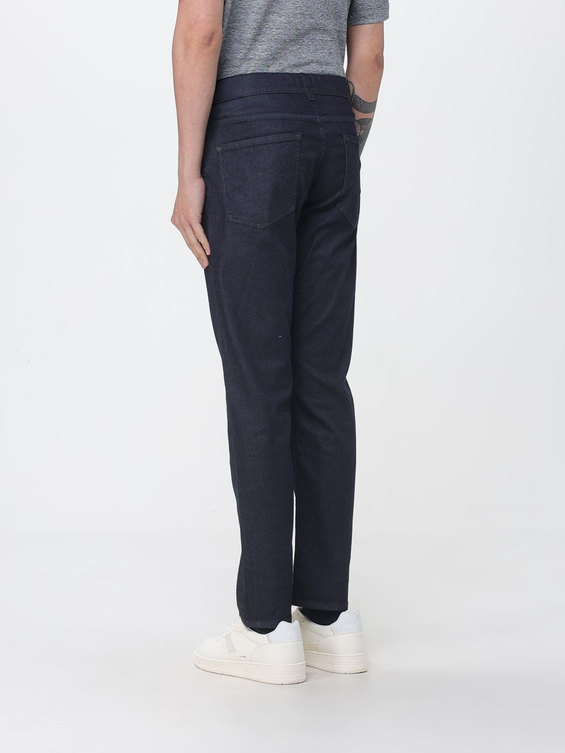 BOSS - Quần jeans dáng ôm bằng vải denim co giãn