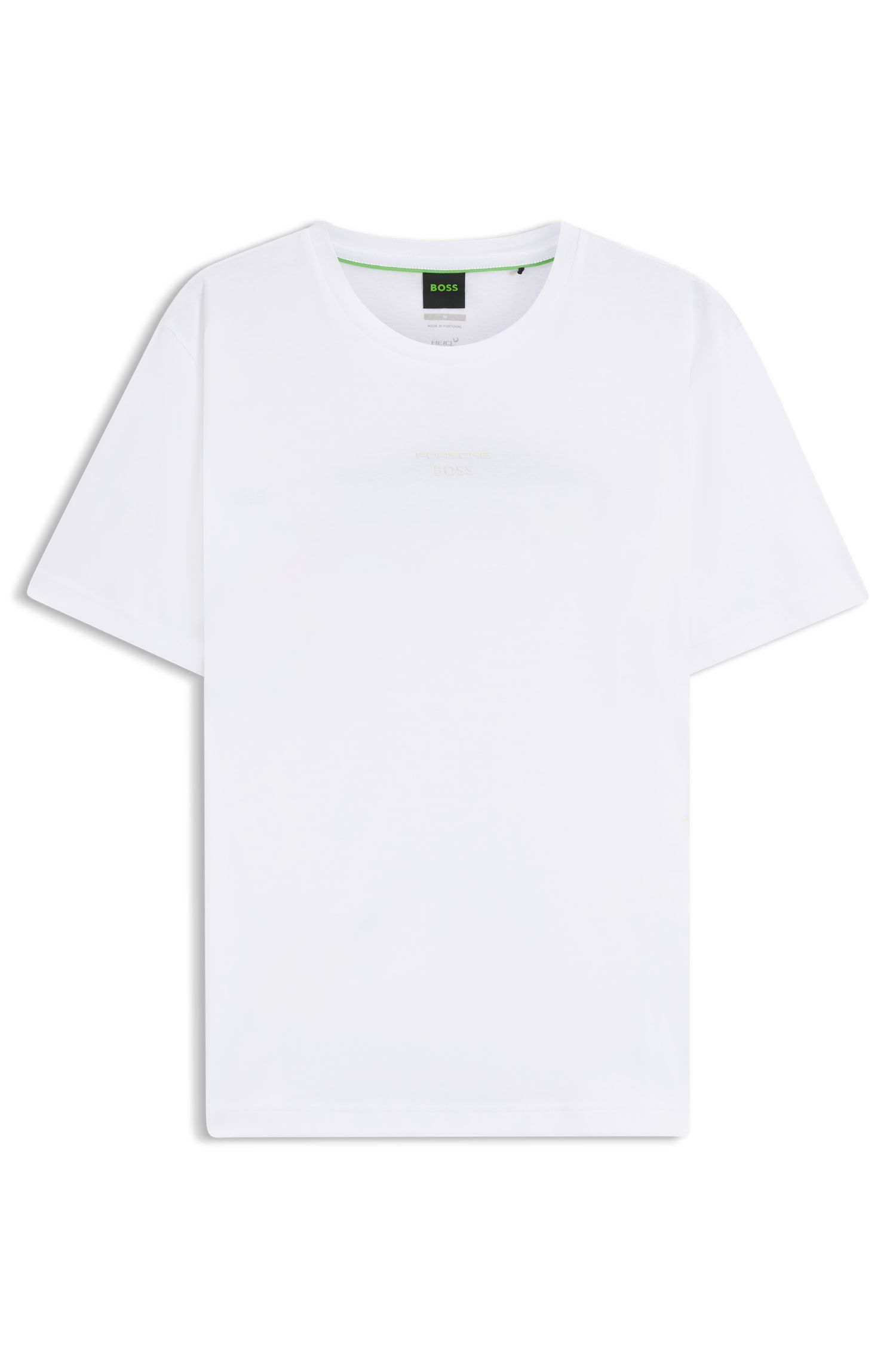 BOSS - Áo thun cotton mercerized Porsche x Boss với họa tiết phía sau