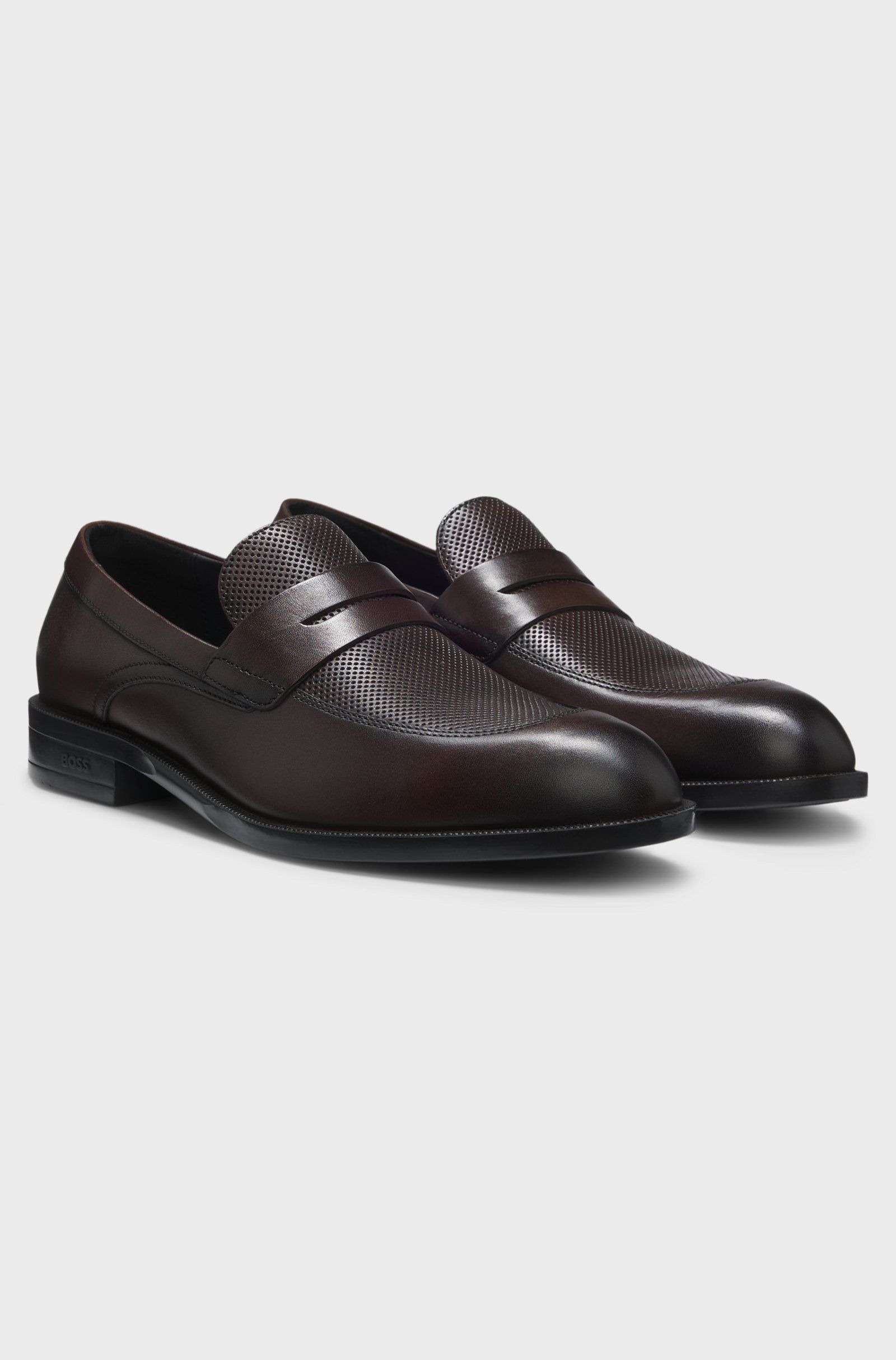 Giày loafers da Sienne BOSS