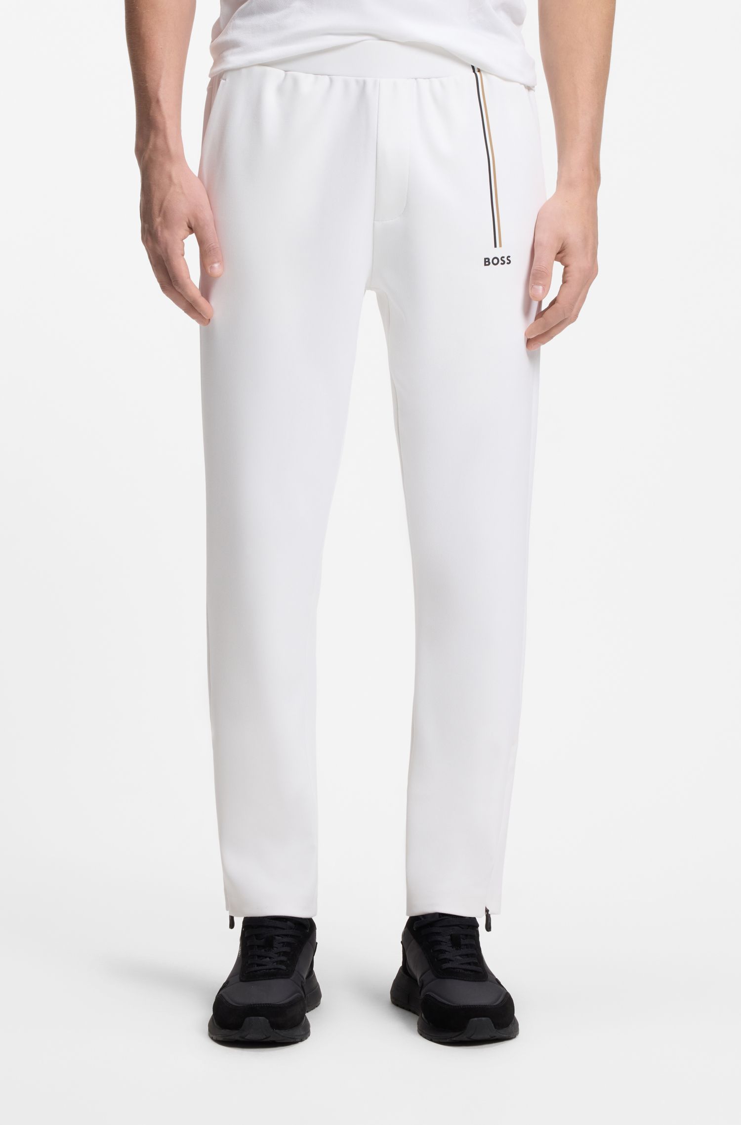 Quần thể thao năng động làm từ vải gabardine co giãn điều chỉnh nhiệt
