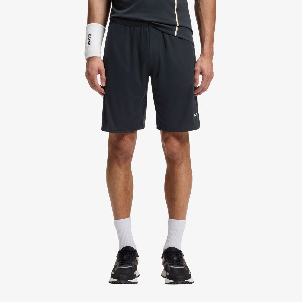 BOSS - Quần short thể thao co giãn với túi lưới