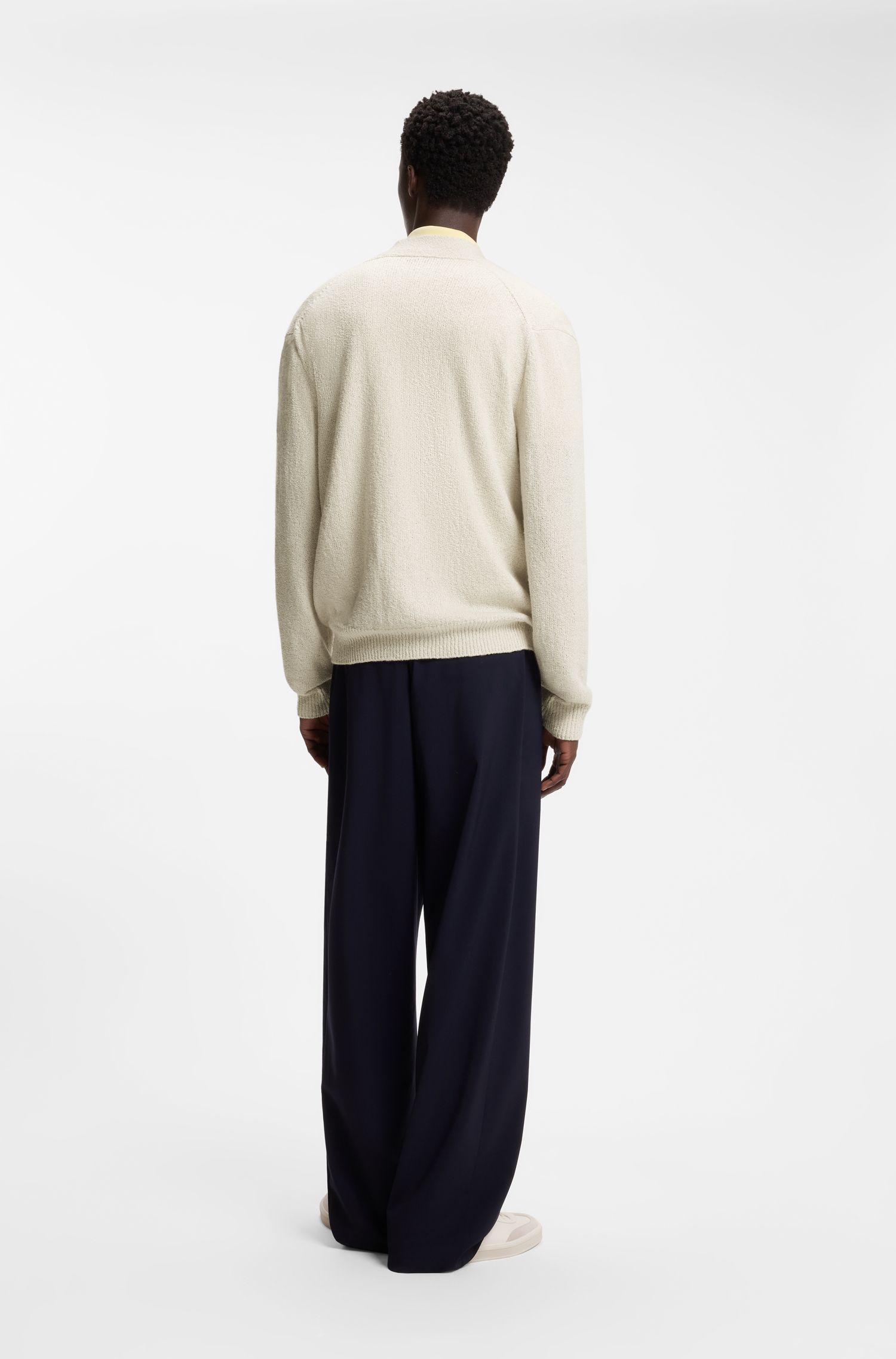 Áo cardigan BOSS BY BECKHAM làm từ chất liệu pha cotton