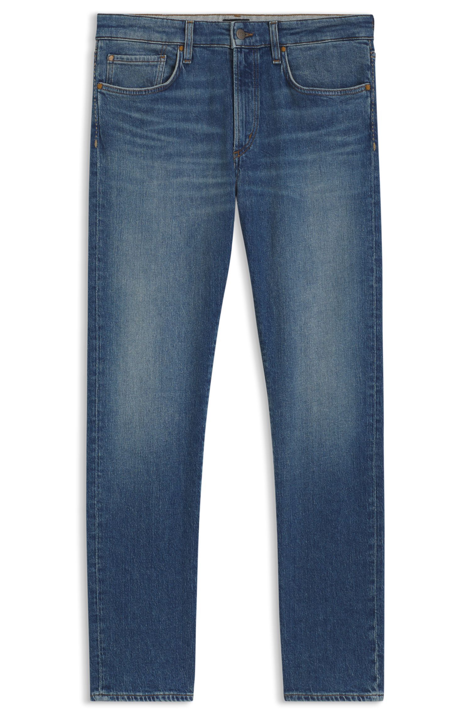 BOSS - Quần jeans dáng ôm làm từ chất liệu denim co giãn mềm mại