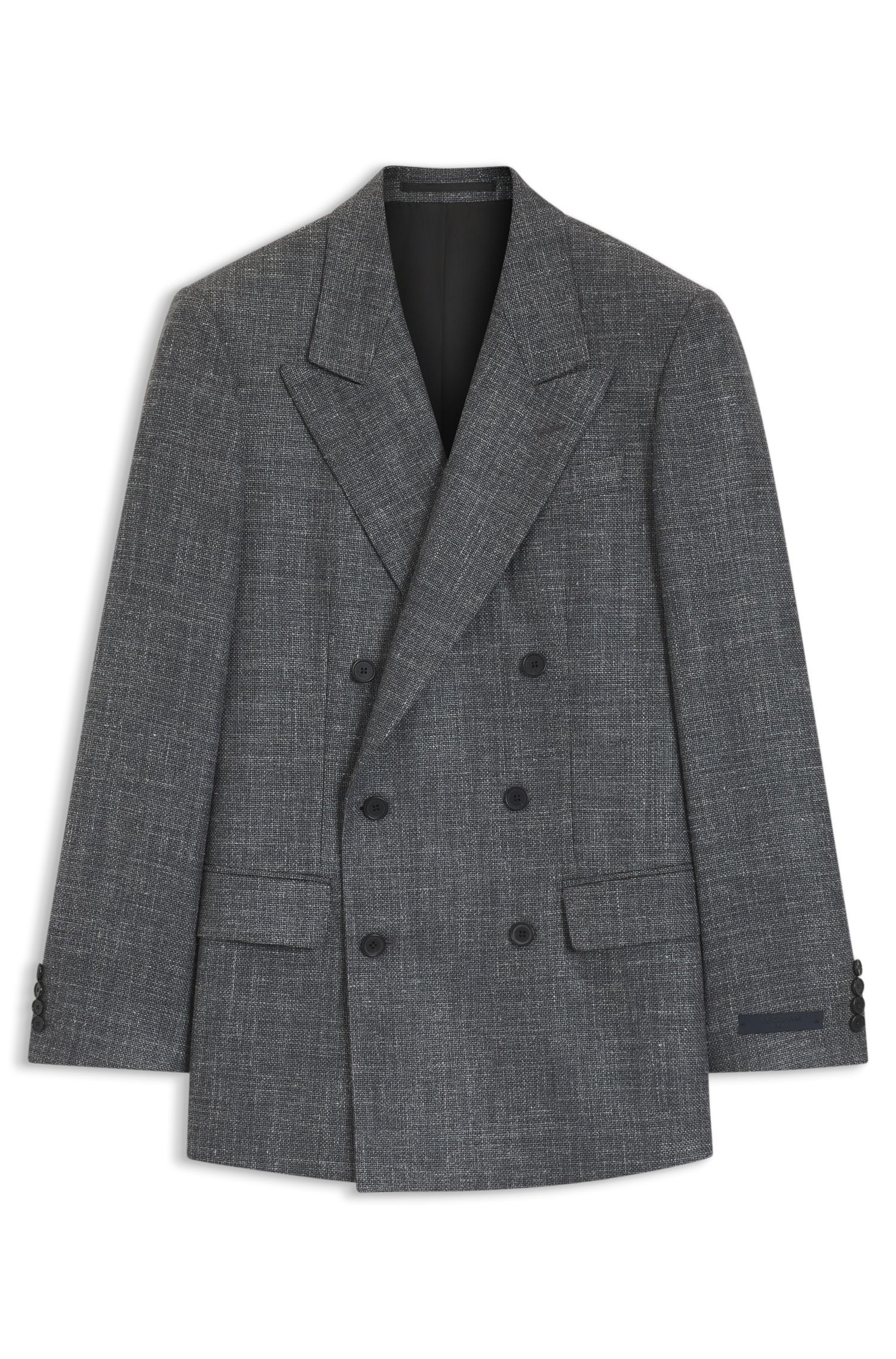 BOSS - Áo khoác BOSS BY BECKHAM làm từ len, lụa, vải lanh và cashmere