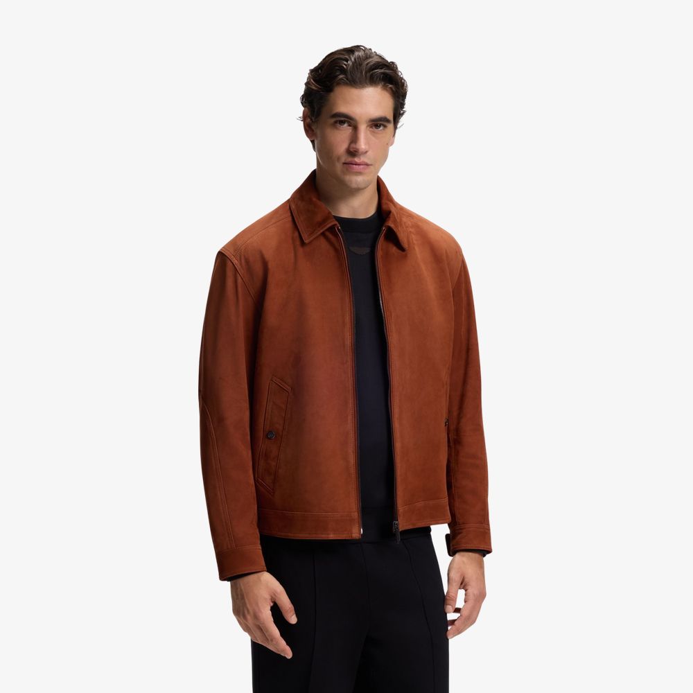 Áo khoác da lộn BOSS x ASTON MARTIN