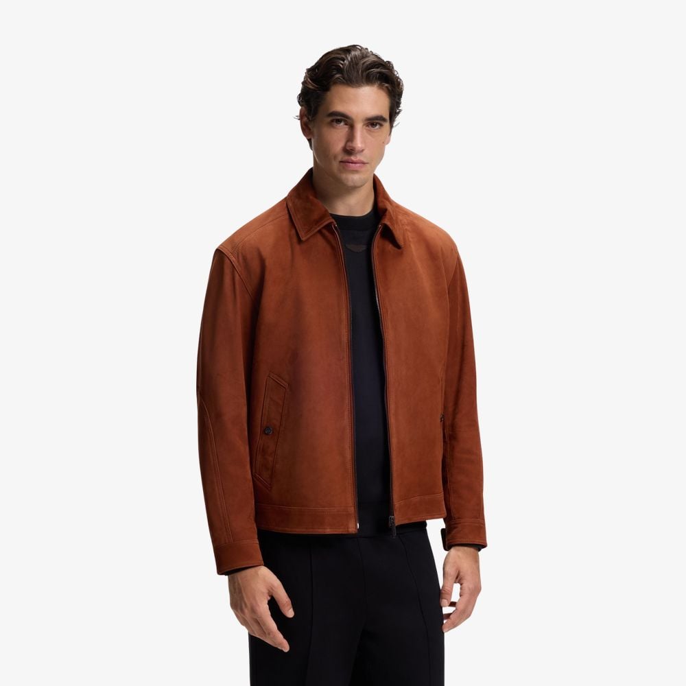 Áo khoác da lộn BOSS x ASTON MARTIN