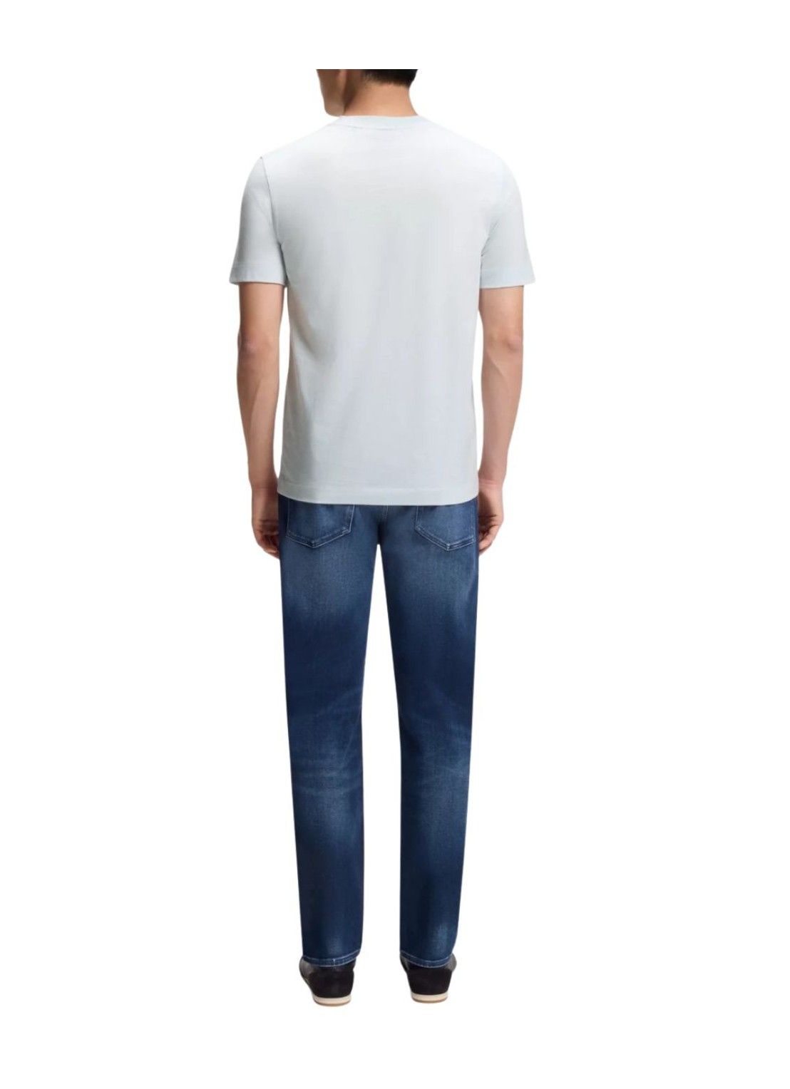 BOSS - Áo thun cotton jersey với chi tiết logo.