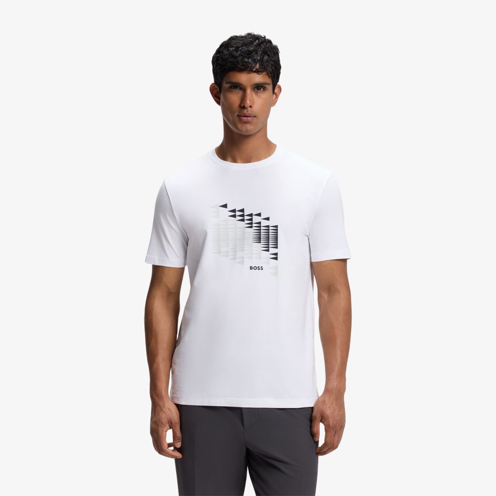 BOSS - Áo Jersey NETWORK FLAG