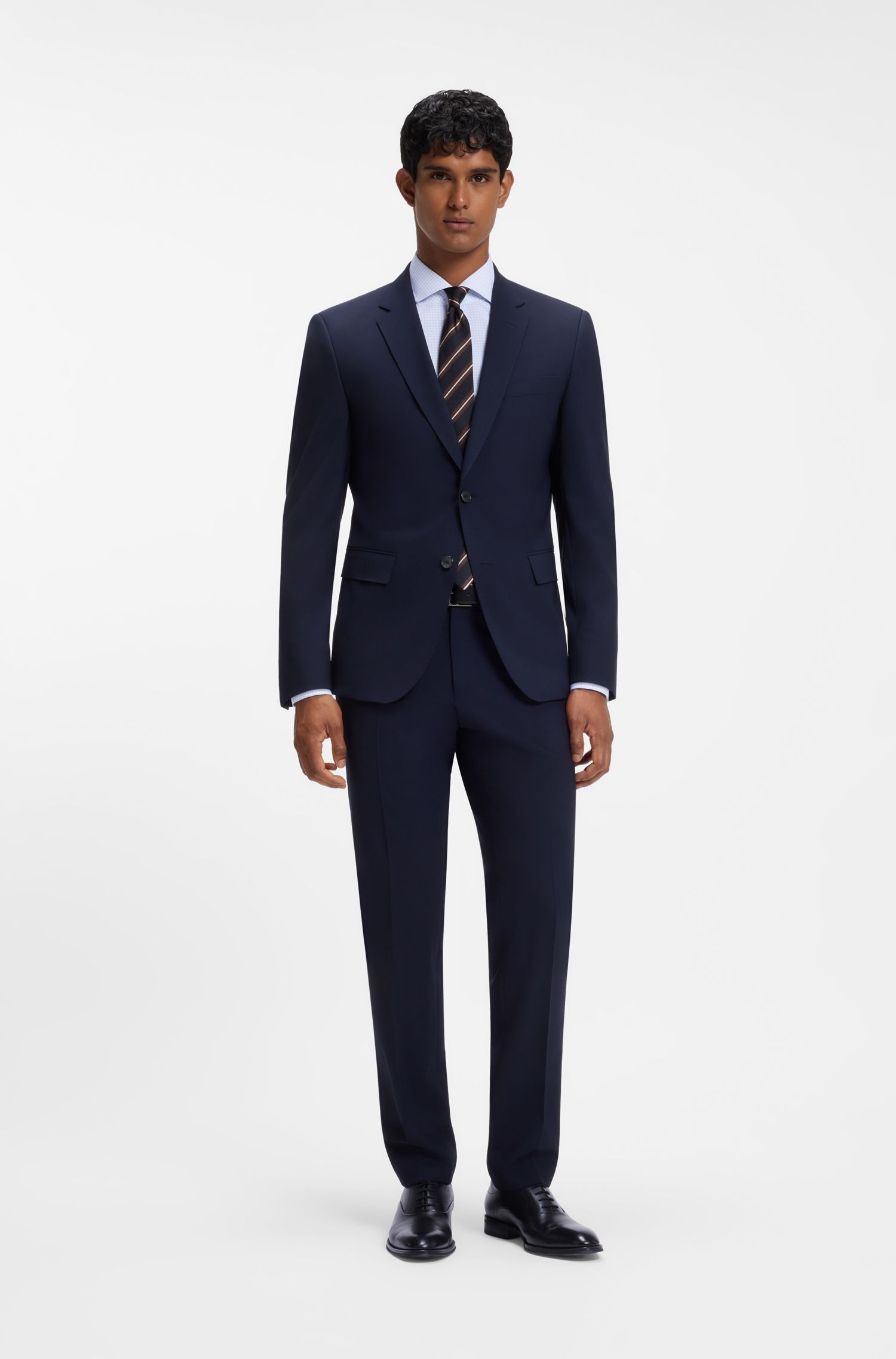 BOSS - Áo sơ mi Hank dáng slim fit