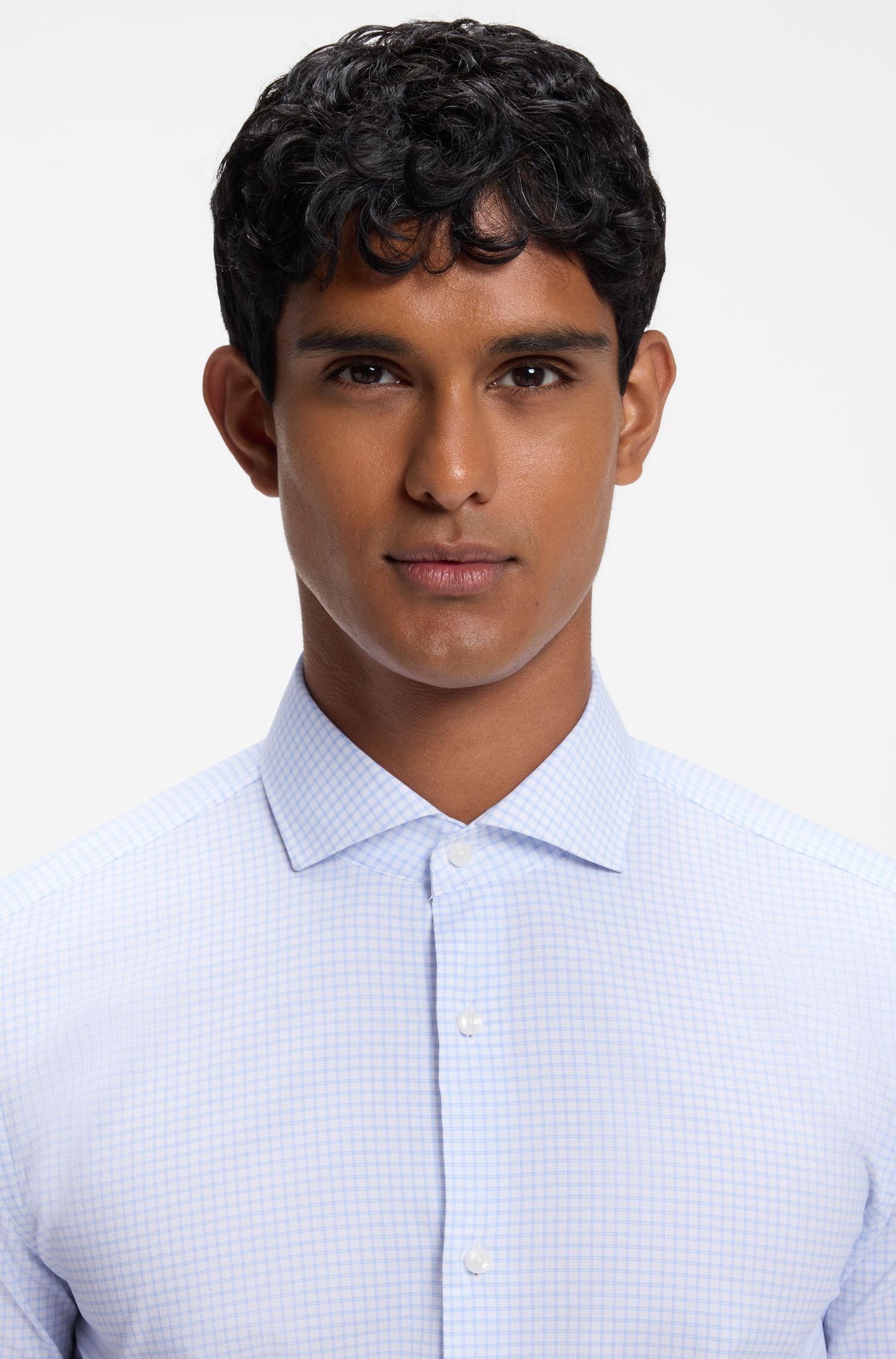 BOSS - Áo sơ mi Hank dáng slim fit