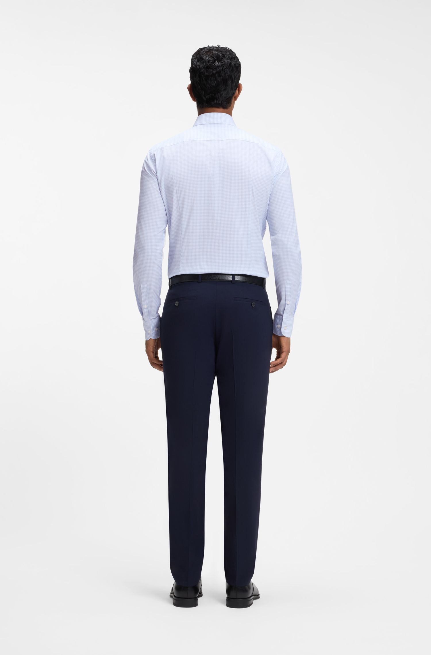 BOSS - Áo sơ mi Hank dáng slim fit