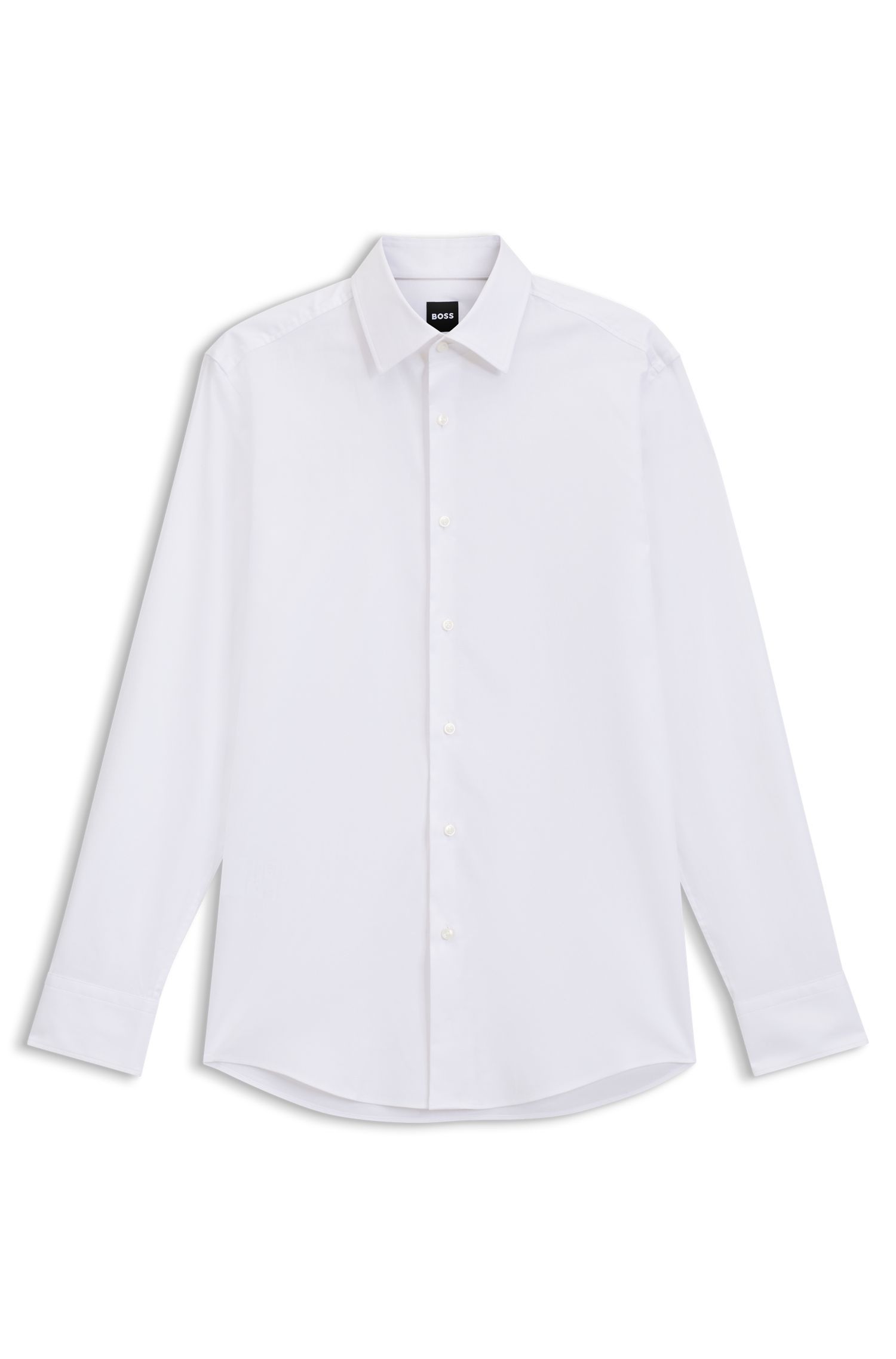 BOSS - Áo sơ mi BOSS bằng cotton co giãn
