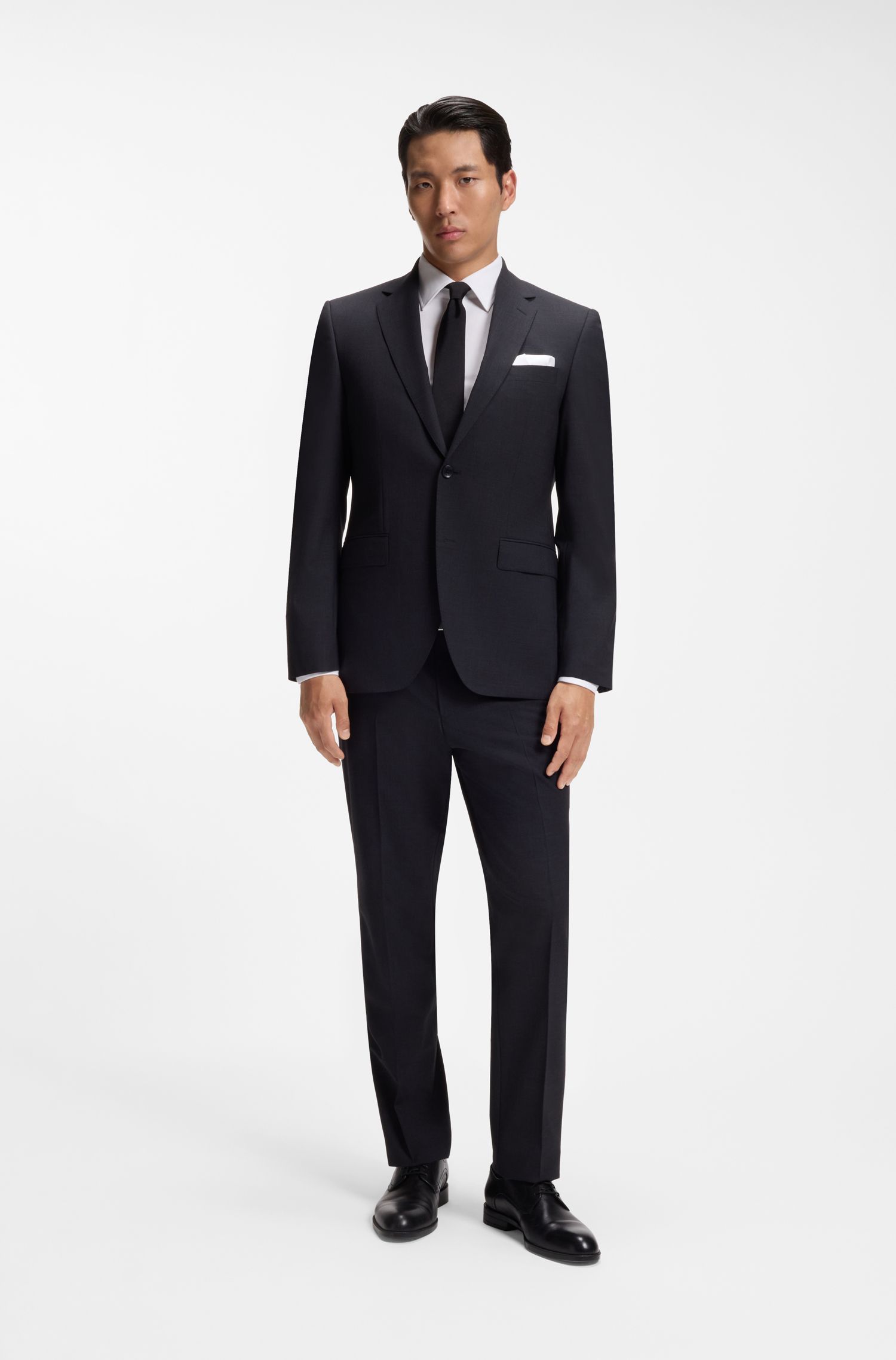BOSS - Áo sơ mi BOSS bằng cotton co giãn