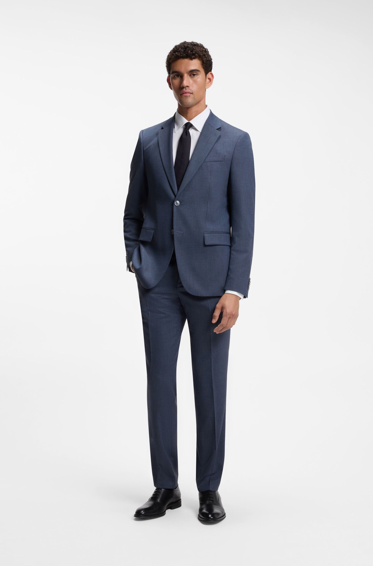 BOSS - Áo sơ mi cotton BOSS H-JOE-K-C1-261