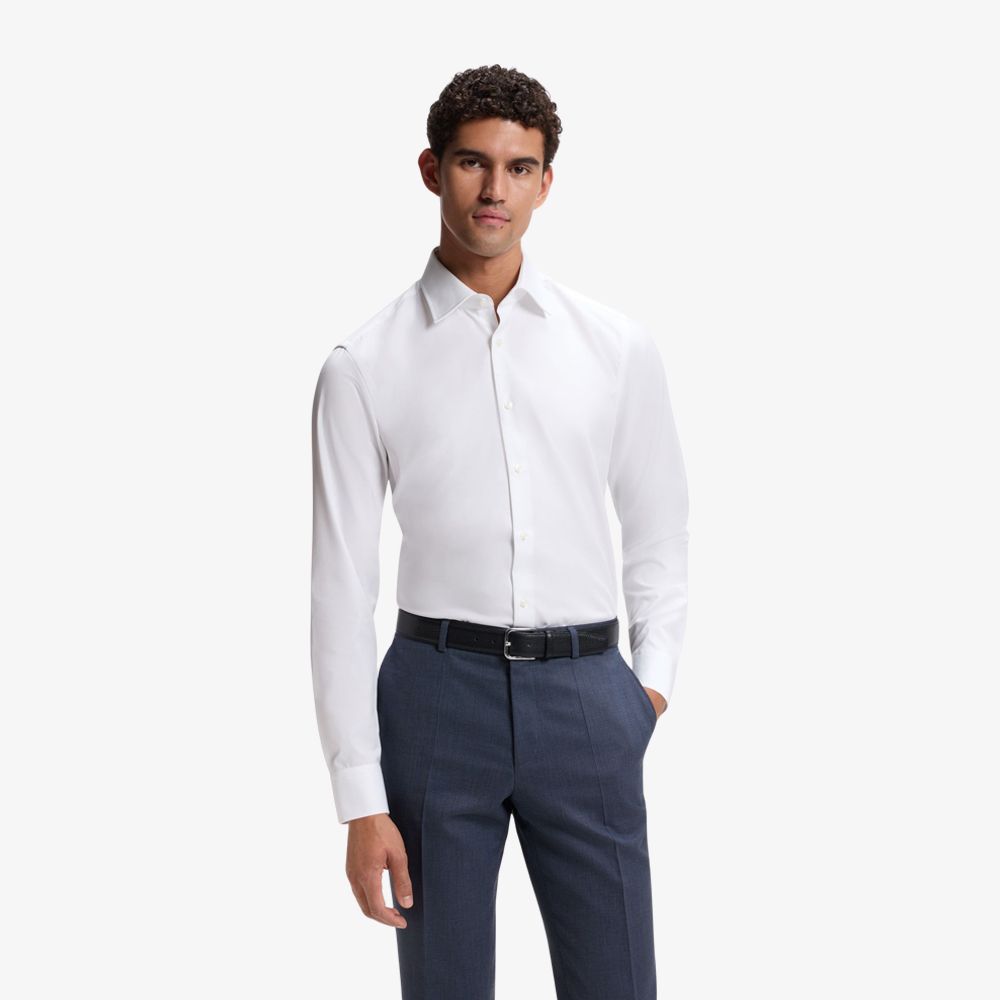BOSS - Áo sơ mi cotton BOSS H-JOE-K-C1-261