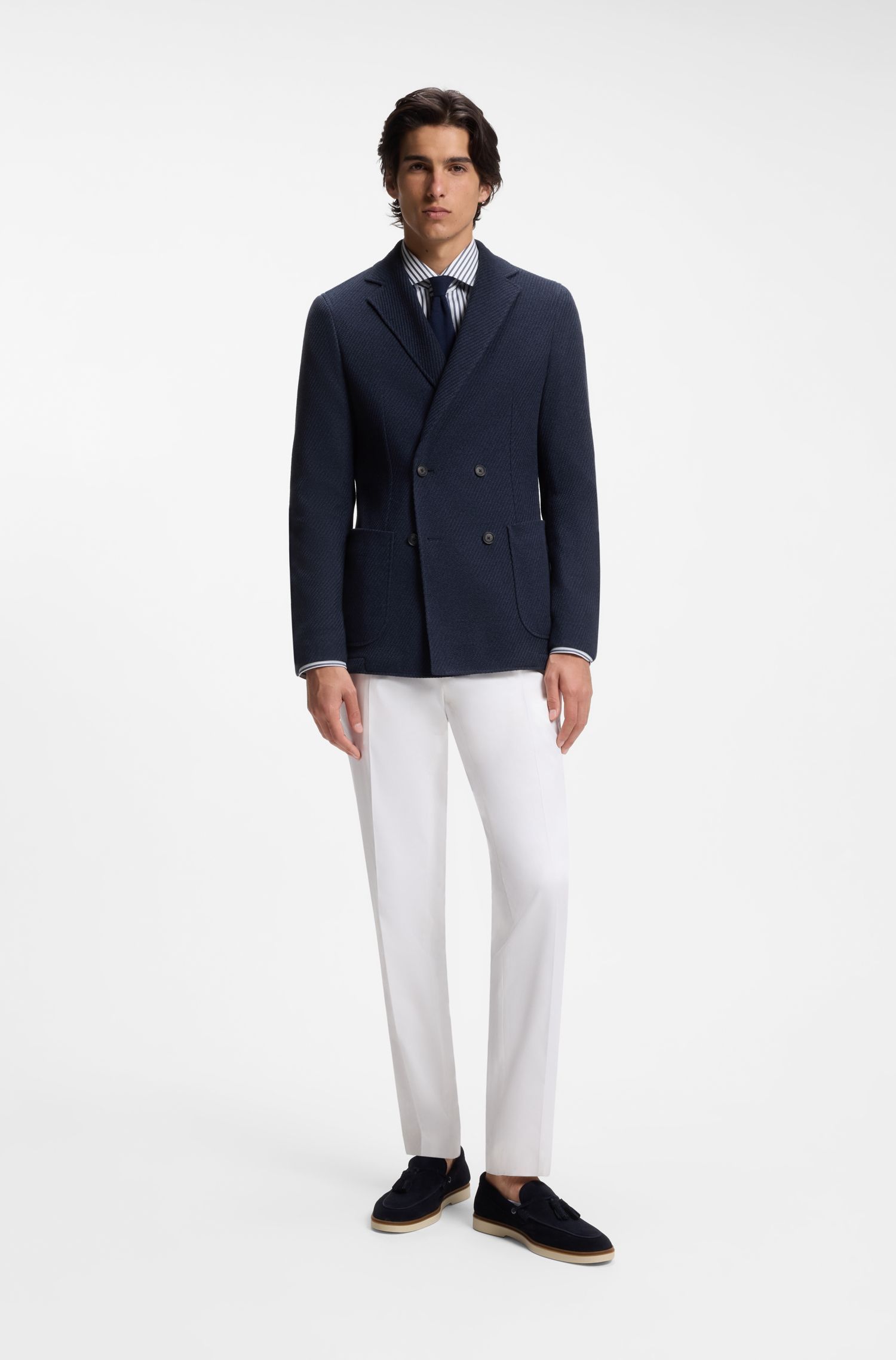 BOSS - Áo blazer dáng ôm của Hanry
