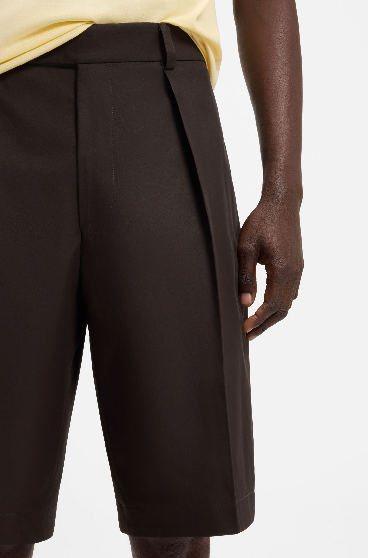 BOSS - Quần short BOSS BY BECKHAM bằng vải cotton
