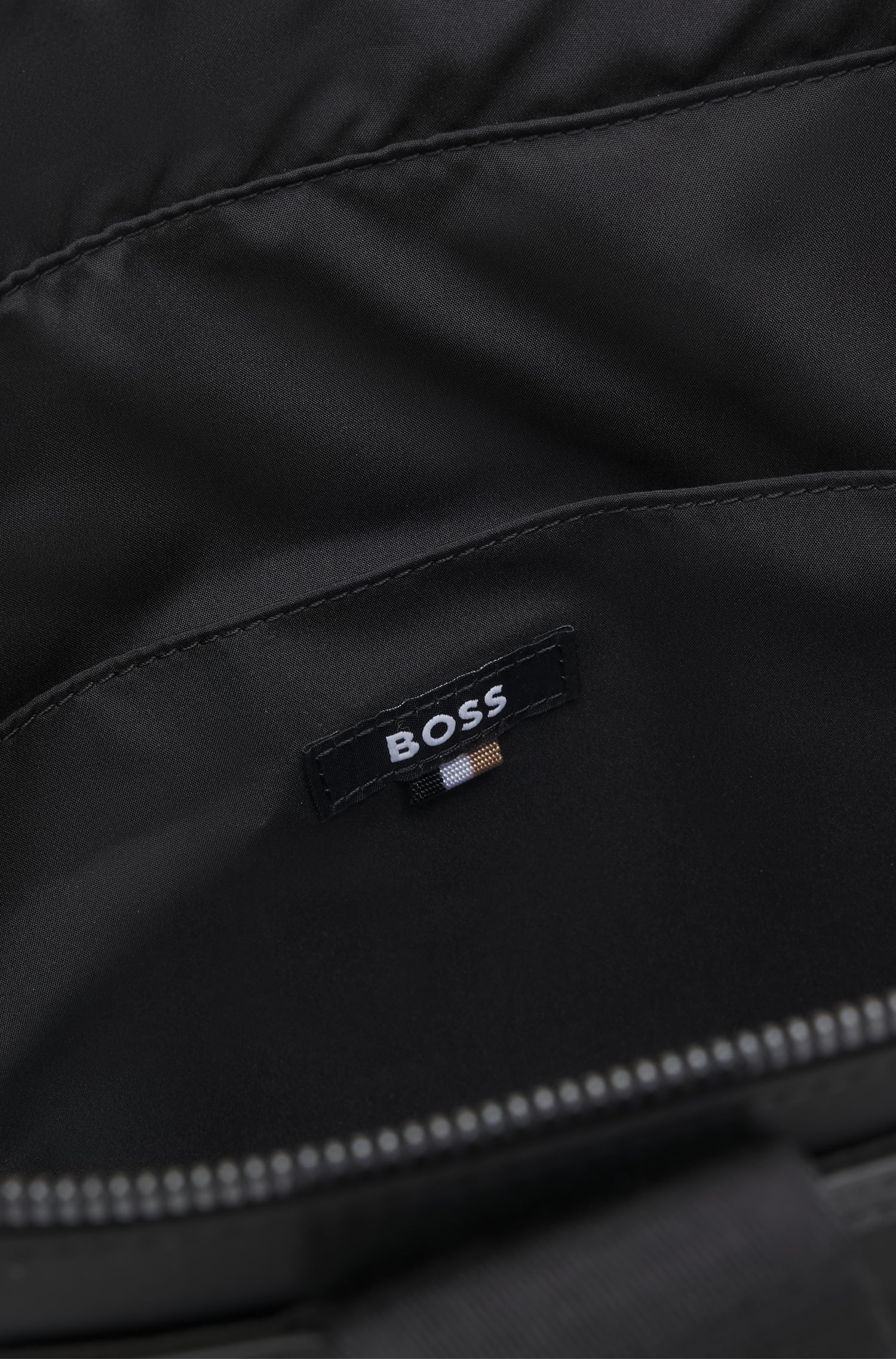 BOSS - Ba lô kiểu dáng tote với họa tiết monogram Double B