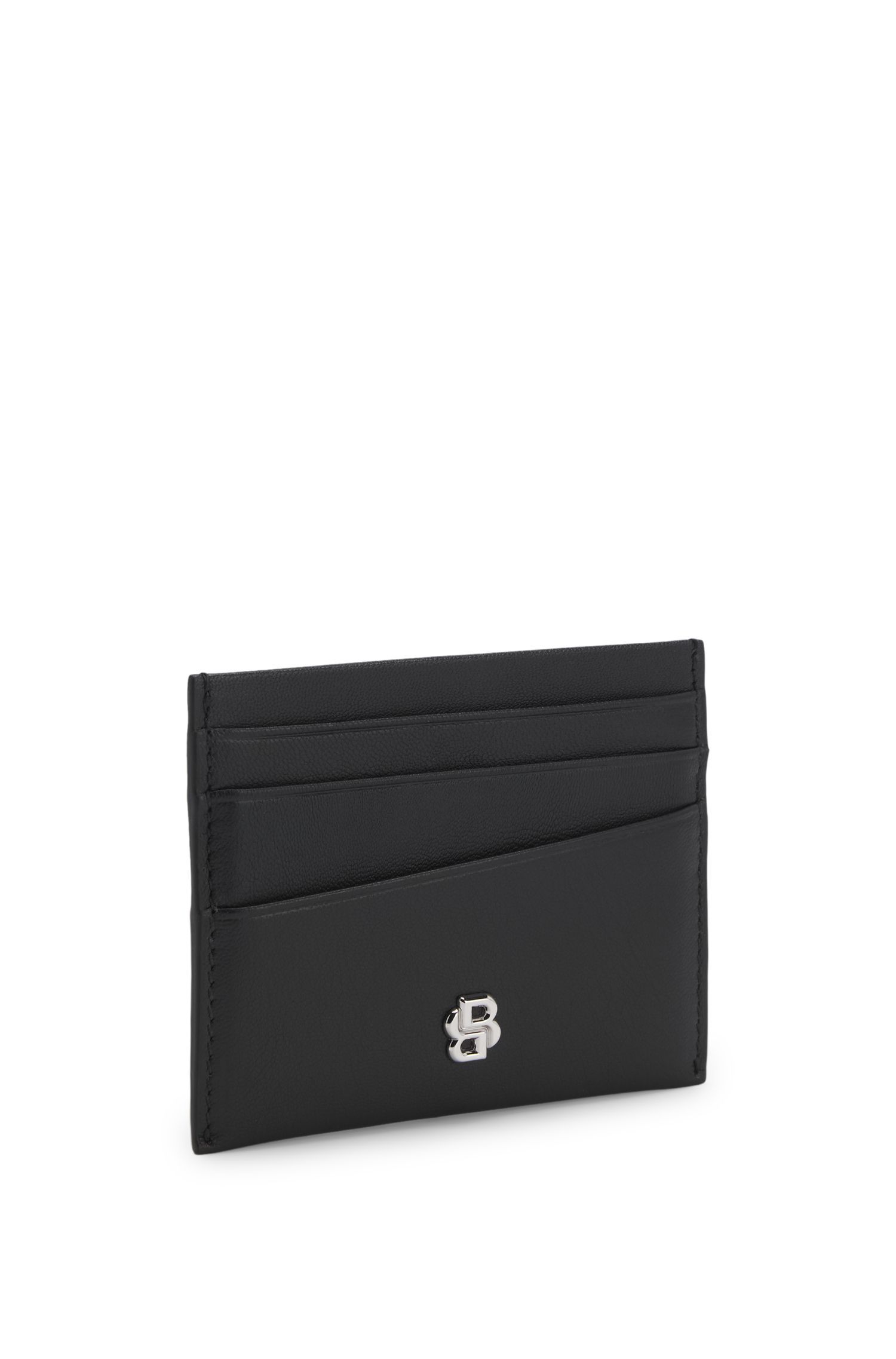 BOSS - Ví đựng thẻ da với logo Double B