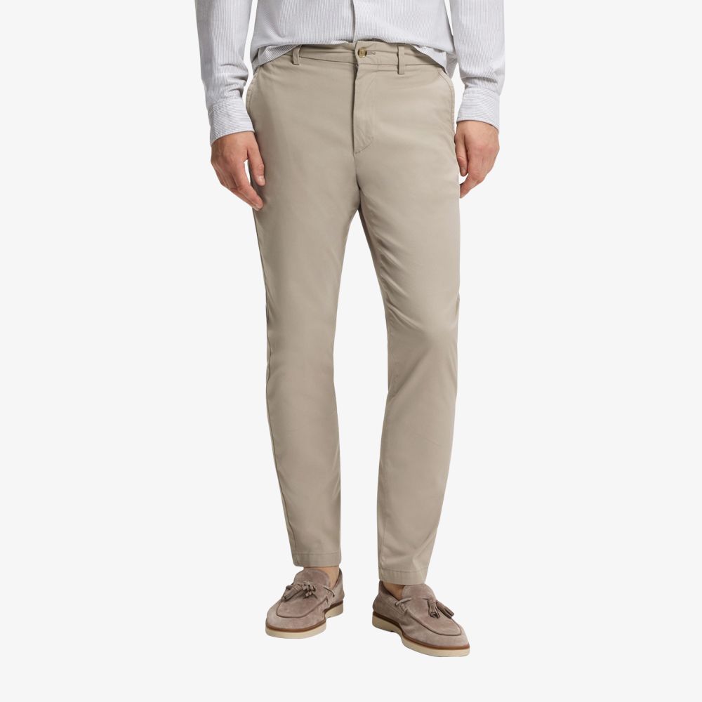 Quần tây slim fit bằng cotton co giãn dệt dobby