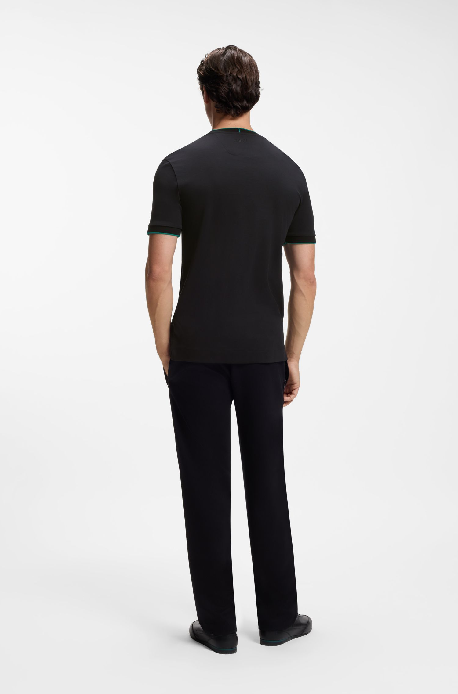 Áo thun cotton BOSS Thompson