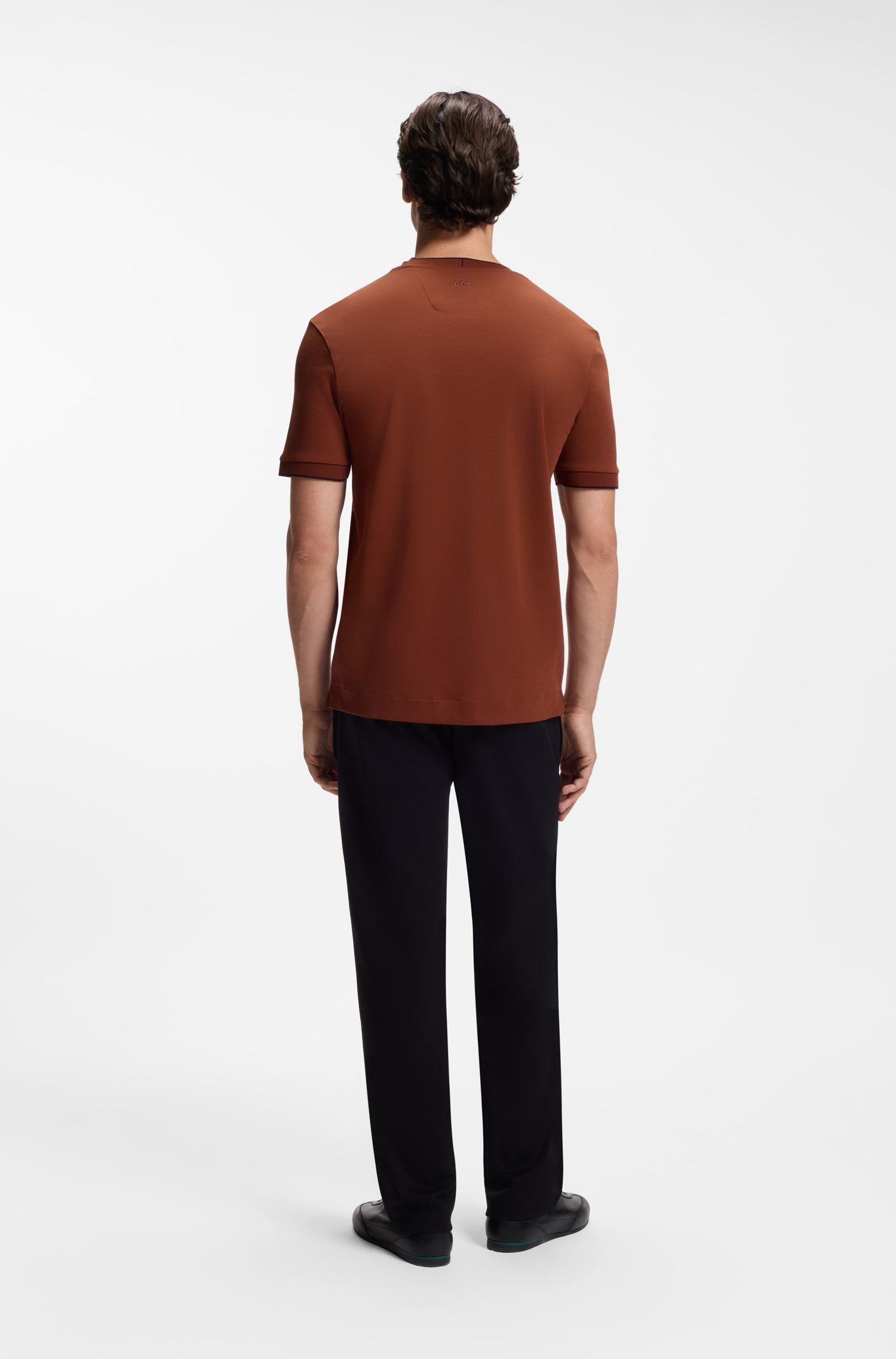 Áo thun cotton BOSS Thompson