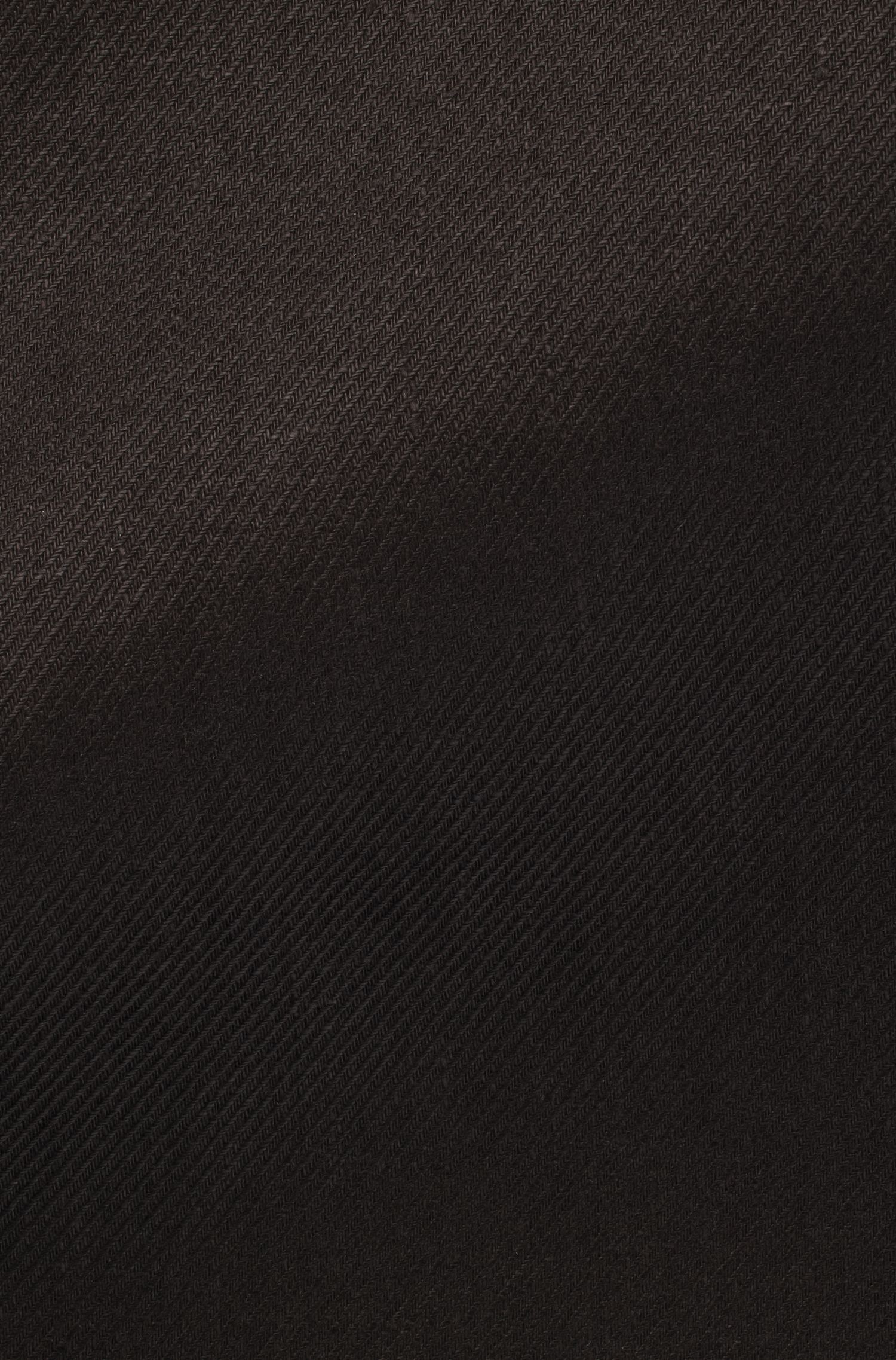 BOSS - Áo khoác linen BOSS BY BECKHAM relaxed fit