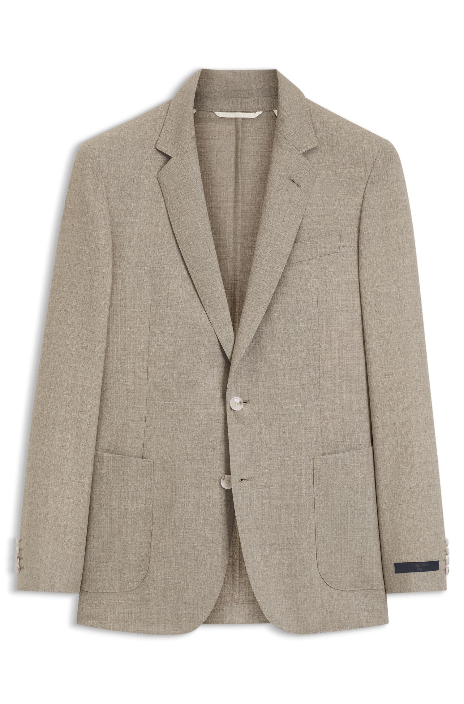 Áo khoác vest dáng slim fit BOSS BY BECKHAM