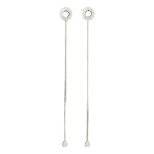Christofle - Set 2 thanh khuấy cocktail mạ bạc OH DE CHRISTOFLE