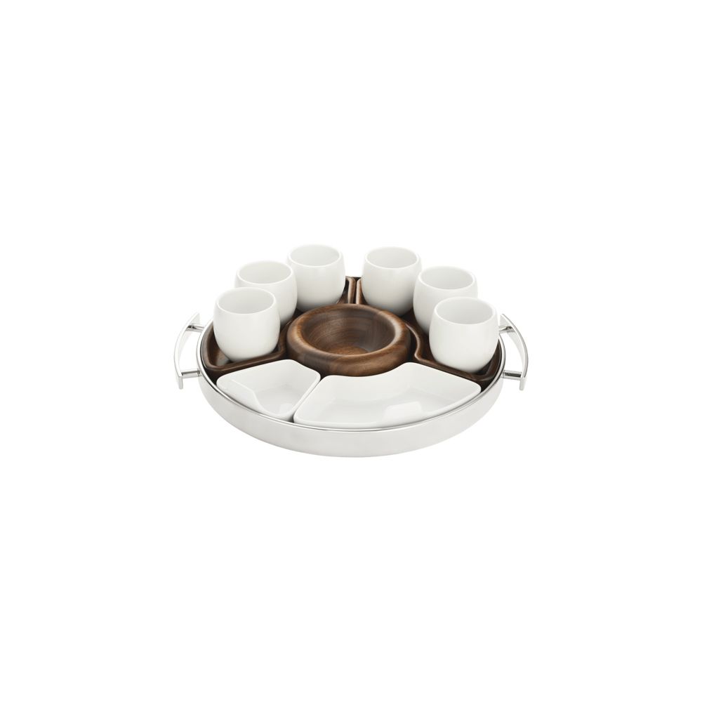 Christofle - Bộ 2 tách cà phê espresso bằng sứ