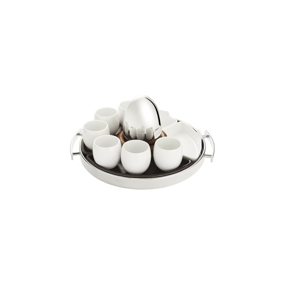Christofle - Bộ 2 tách cà phê espresso bằng sứ