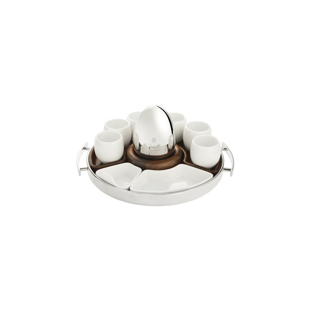 Christofle - Bộ 2 tách cà phê espresso bằng sứ
