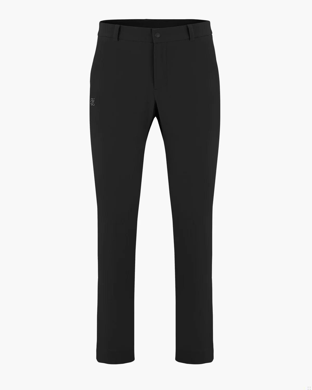 Quần 9/4 Bootcut - Đen
