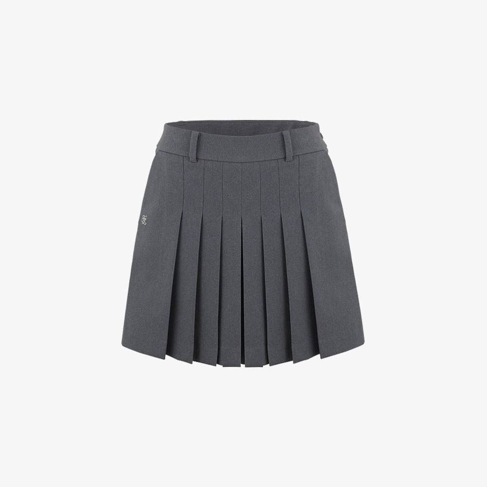 FairLiar - Quần Pleated Culottes - Xám