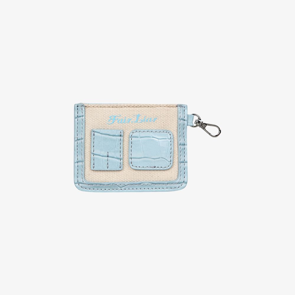 FairLiar - Ví đựng thẻ Name Tag With Tee - Xanh dương