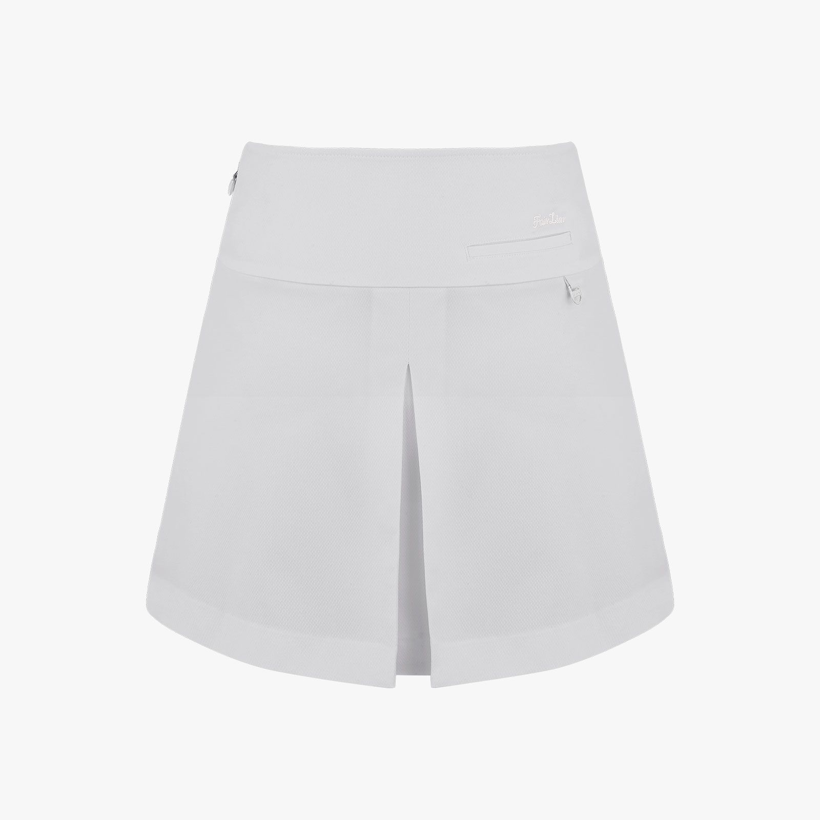FairLiar - Chân váy A-line Pocket Pleated - Xám