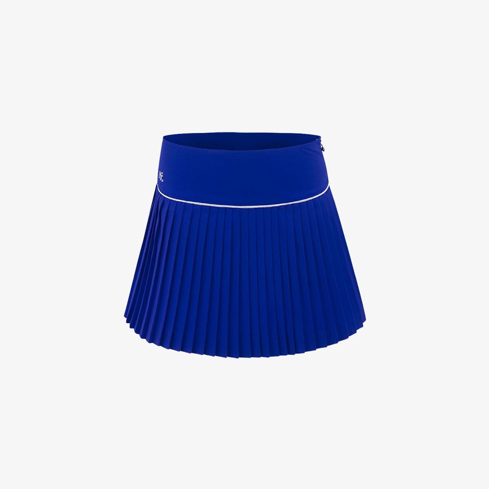 FairLiar - Chân Váy All That Flare Pleats - Xanh dương