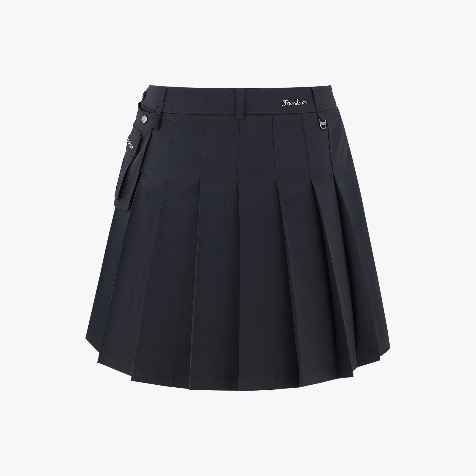 FairLiar - Chân váy Wrap Pocket - Đen