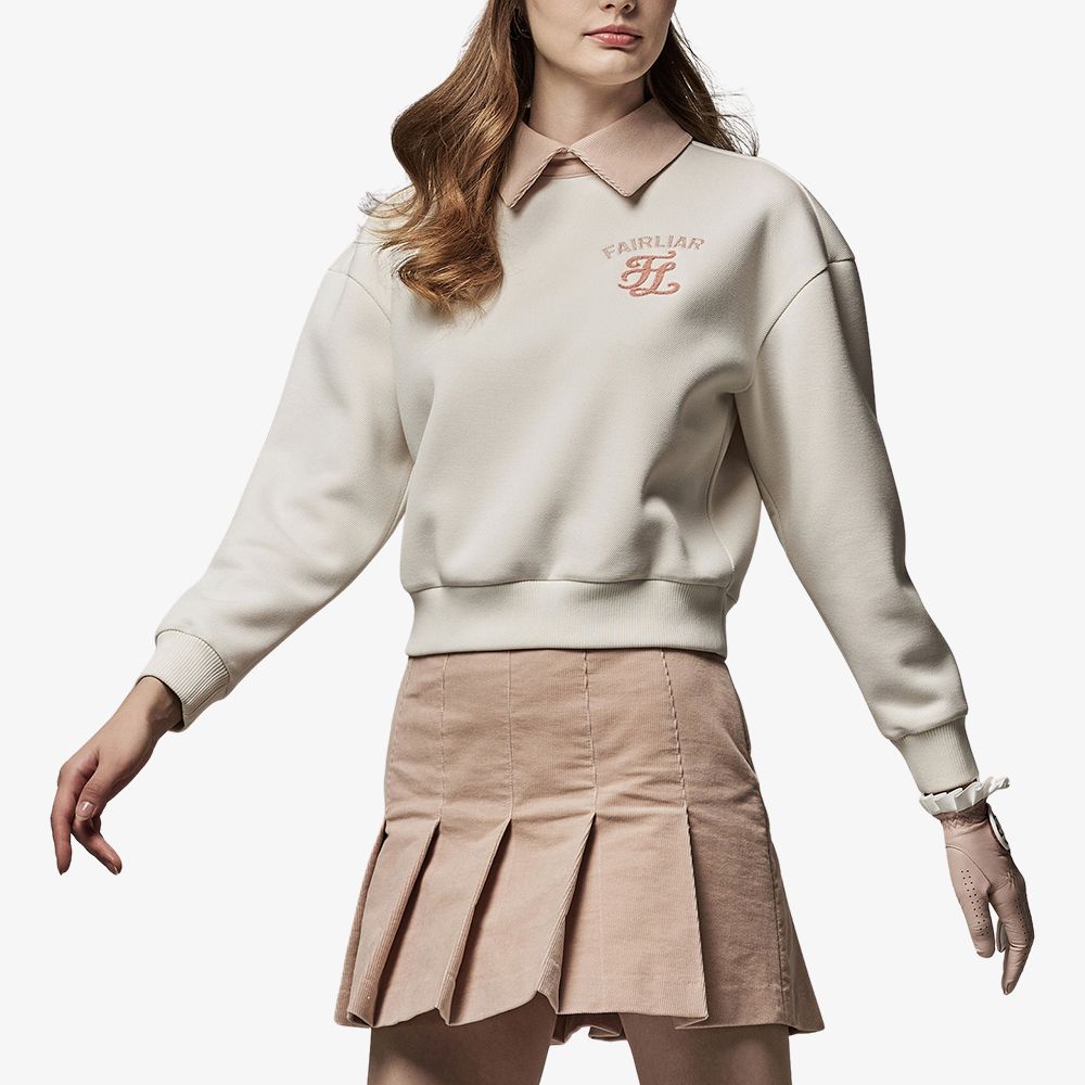 FairLiar - Chân váy Corduroy Pleated - Hồng