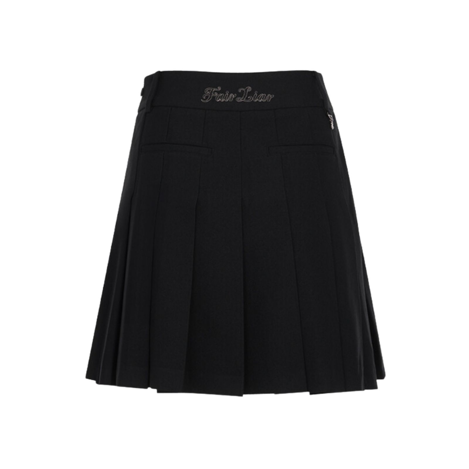 FairLiar - Chân váy Mid Pleated - Đen