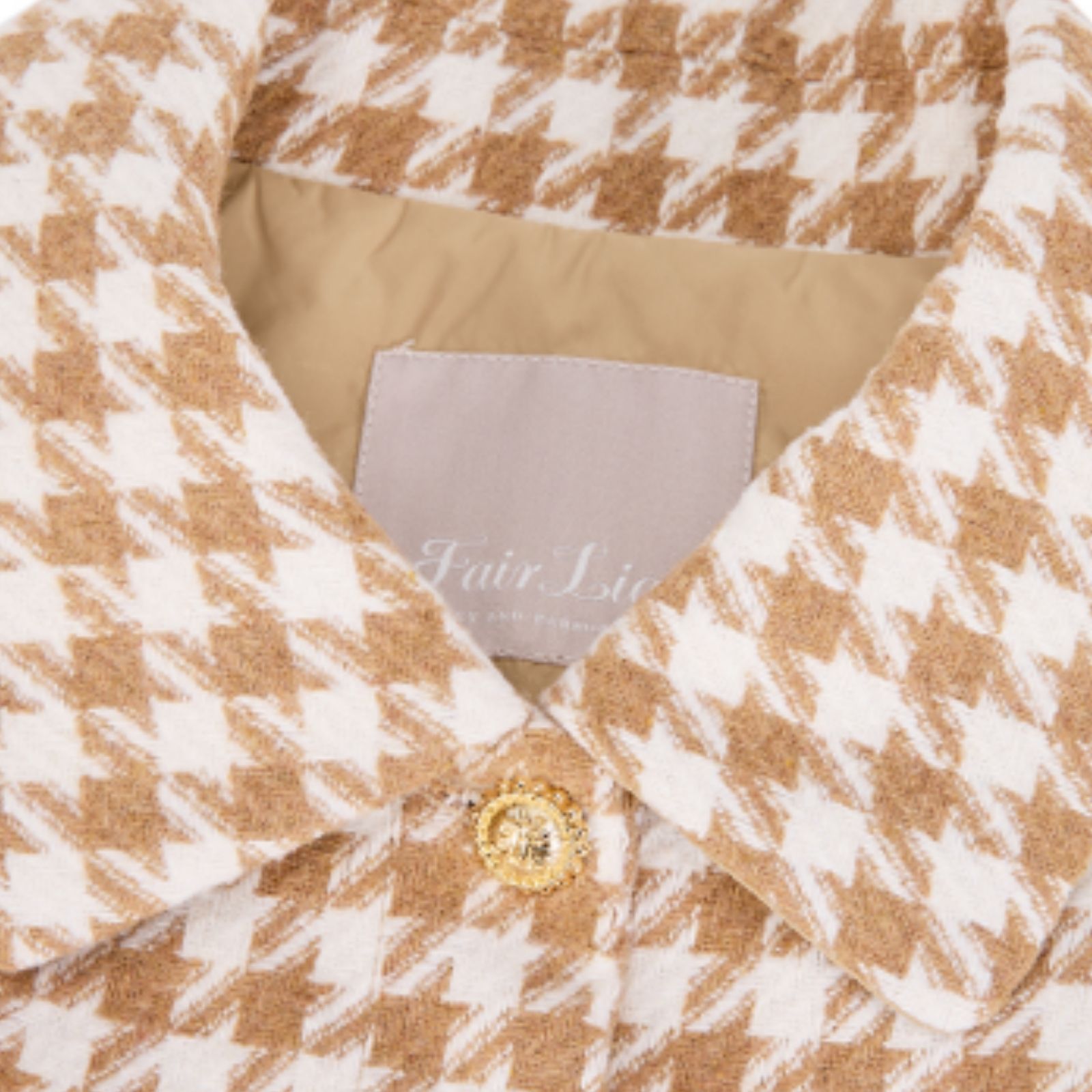 FairLiar - Áo Vest Pattern Quilted - Be