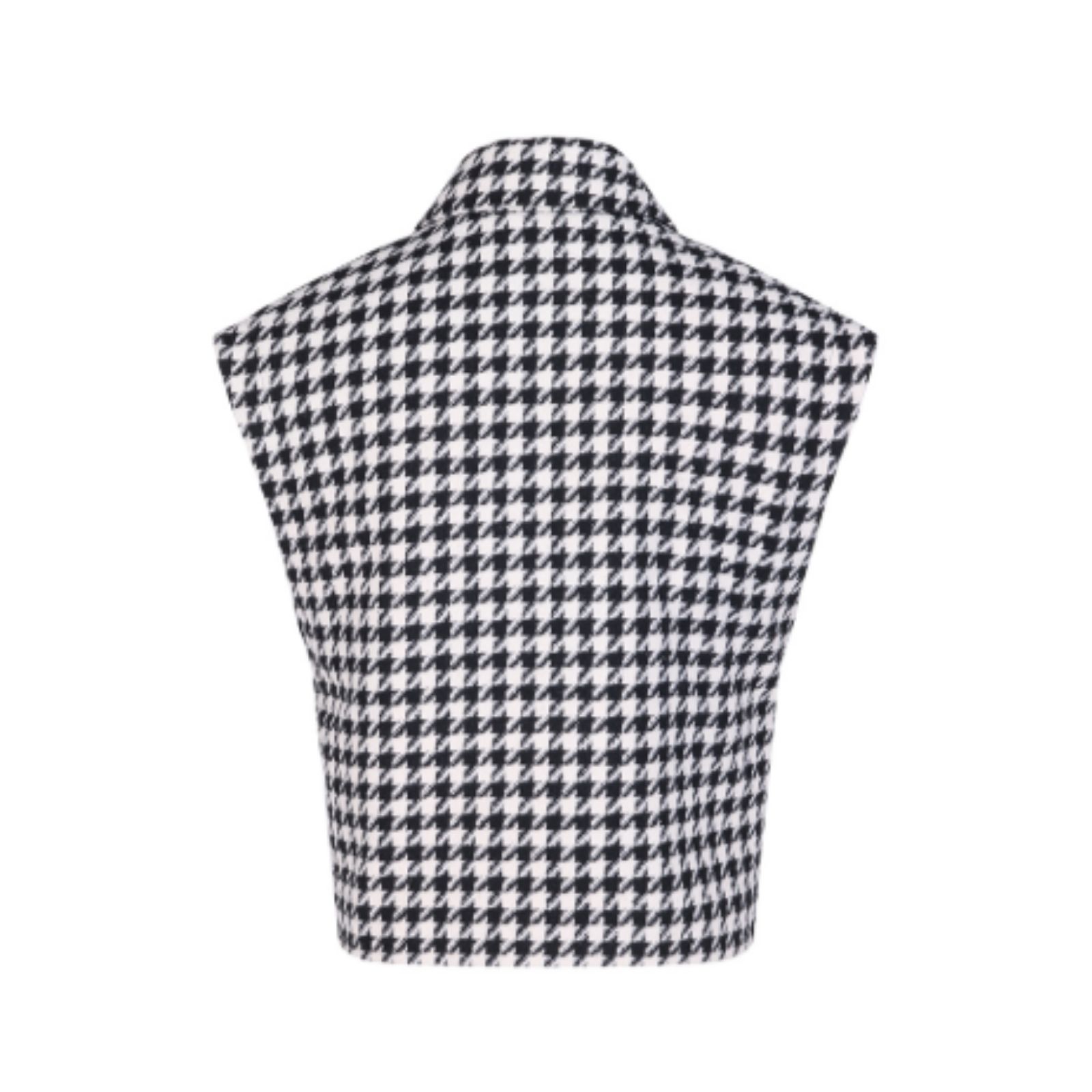 FairLiar - Áo Vest Pattern Quilted - Đen